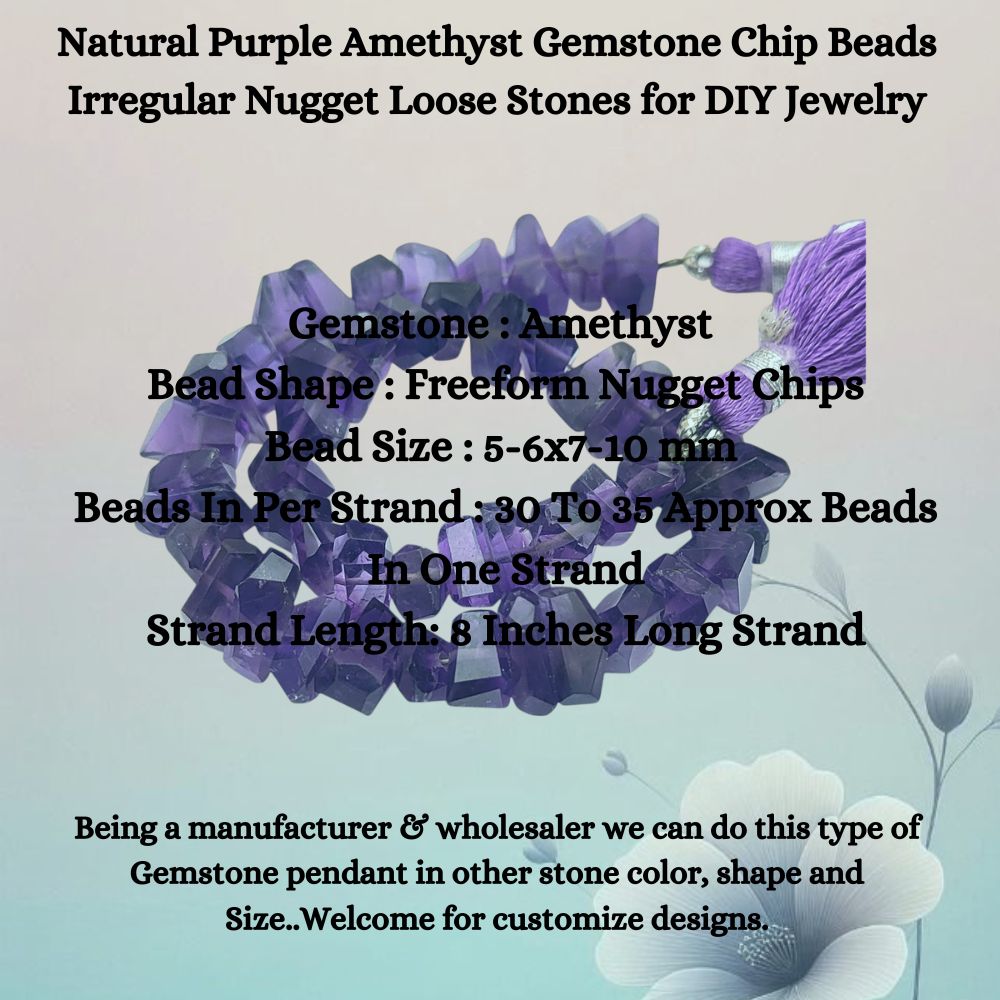 Genuine Amethyst for DIY Creations