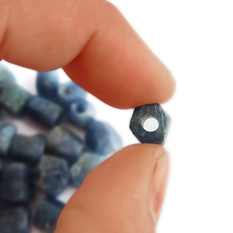 Natural Sapphire 3mm Drilled Beads Loose Gemstones for Necklaces & Bracelets