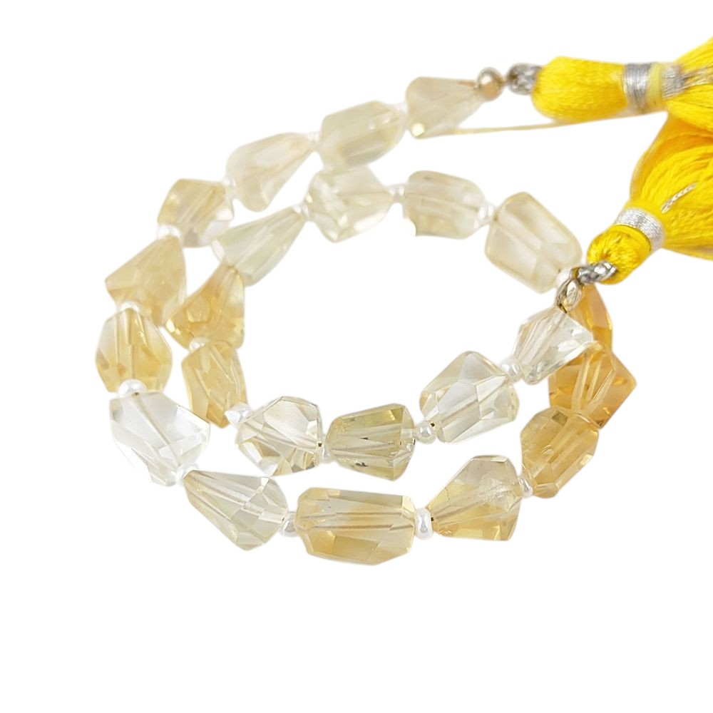 November Birthstone Citrine Beads Natural 5-12mm Nugget Gemstones for Necklaces & Bracelets