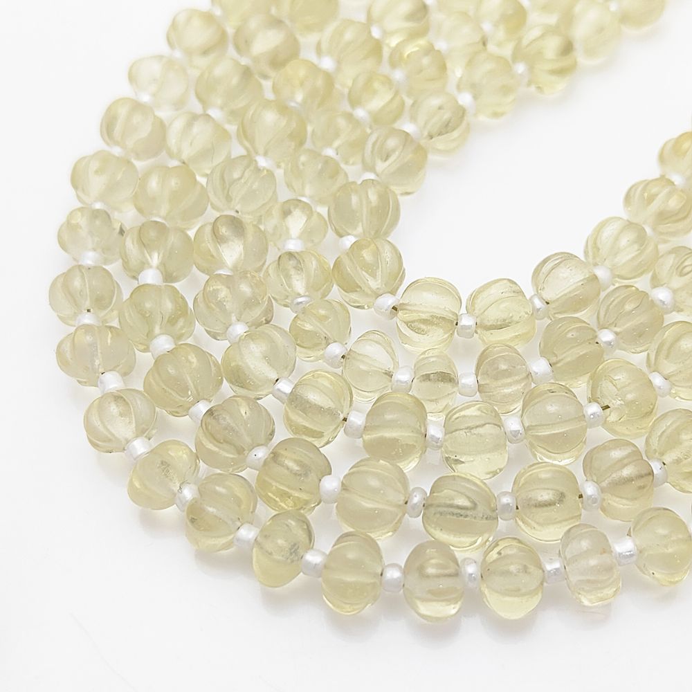 Lemon Quartz Pumpkin Beads – Stunning Yellow Crystals for Jewelry Designers