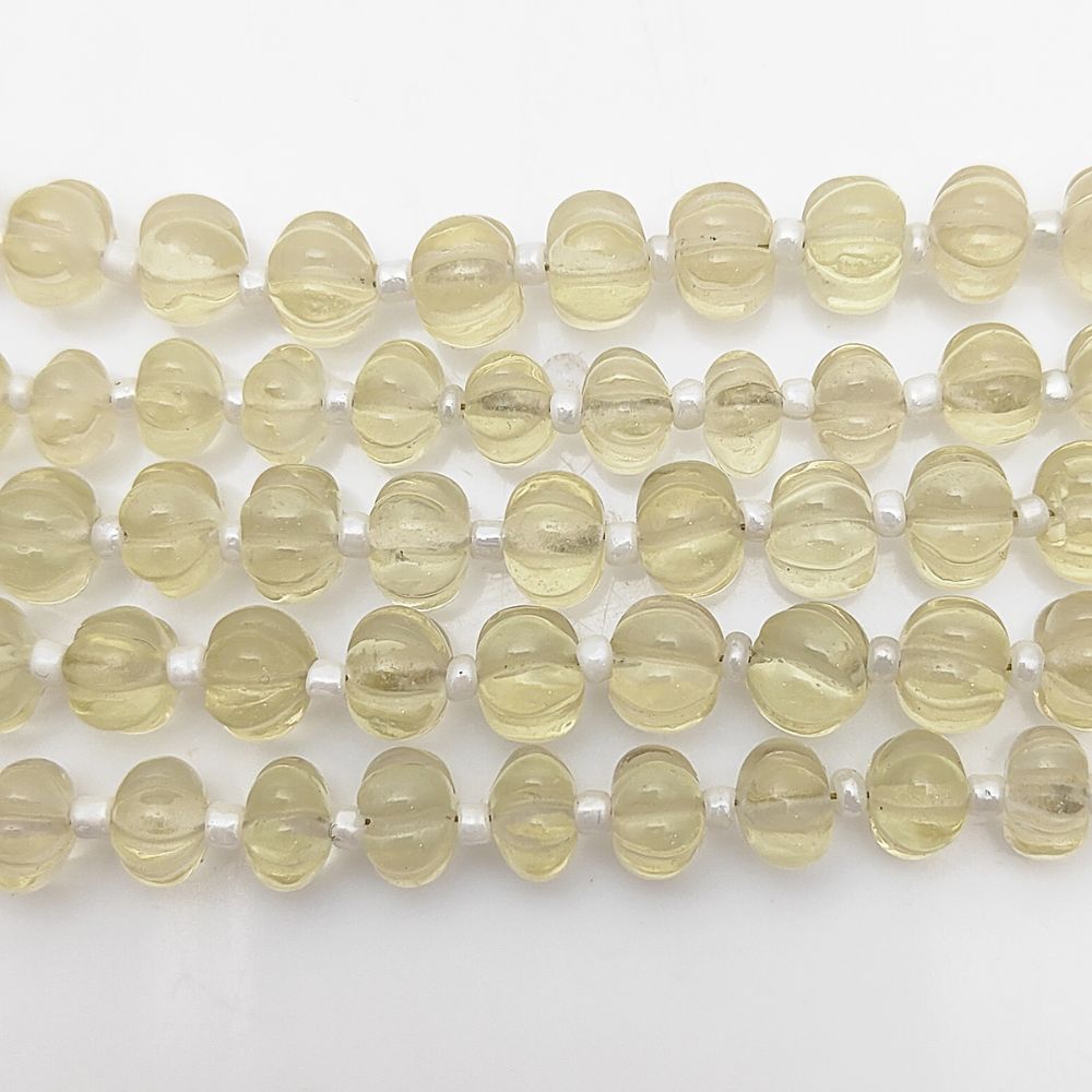 Bright Yellow Lemon Quartz Pumpkin Beads – Beautiful Crystals for Jewelry Makers