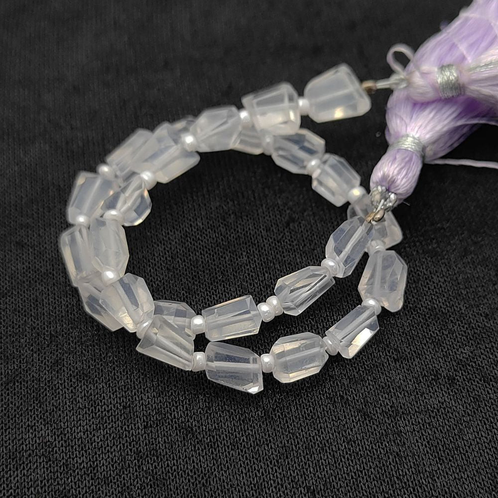 Raw Ice Quartz Faceted Beads Nugget Shape 5-12mm for Handmade Jewelry & Art