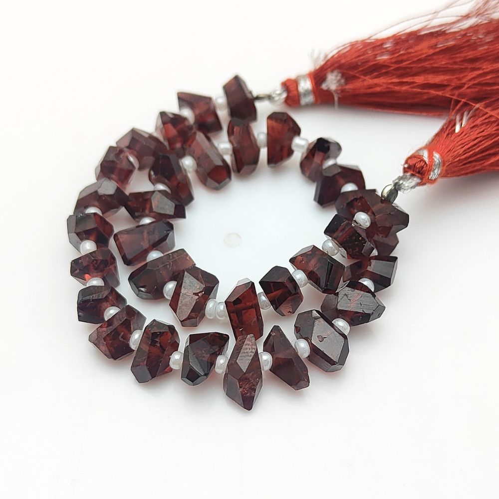Natural Garnet Beads for Boho Style