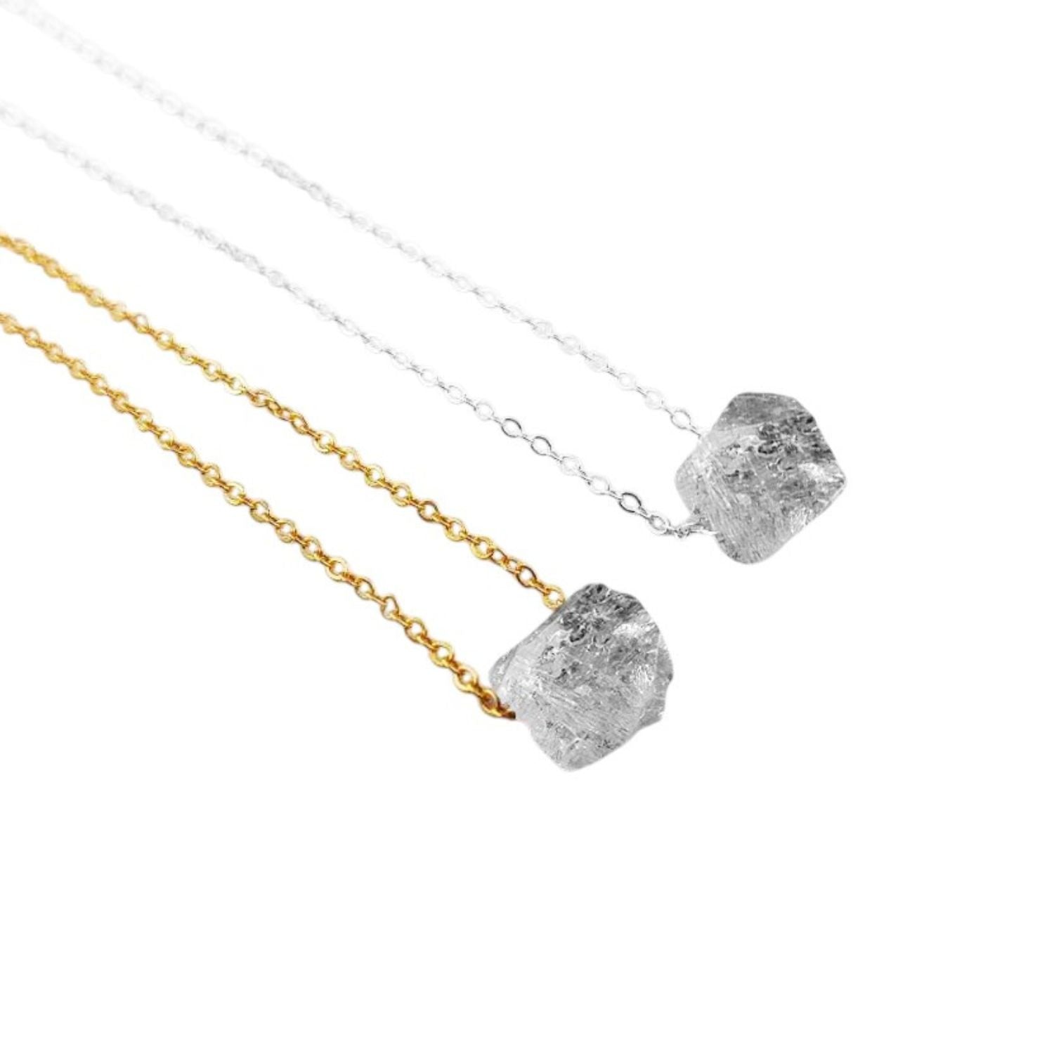 Herkimer Diamond Crystal Necklace – Handmade Sparkling Pendant