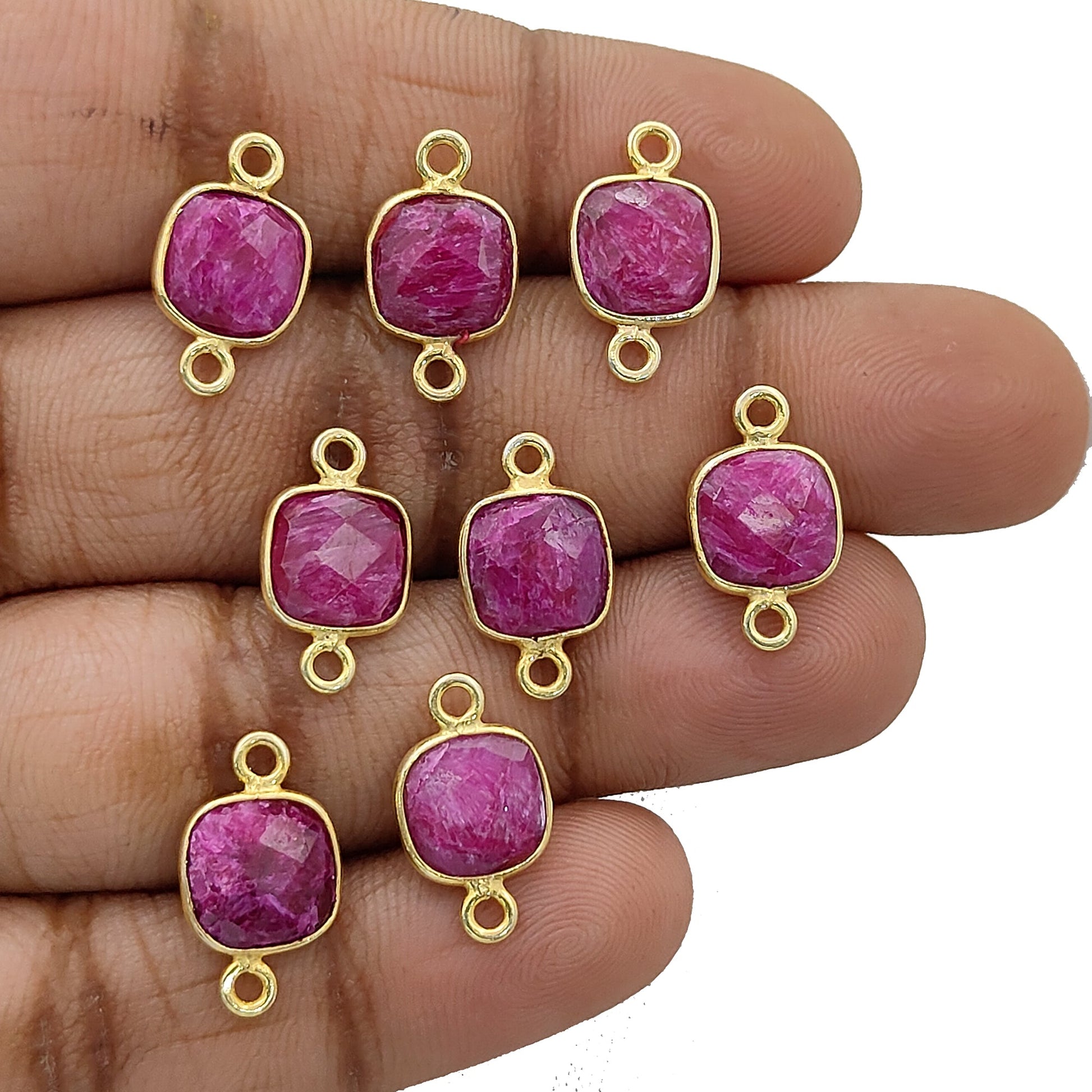 Ruby Birthstone Charm