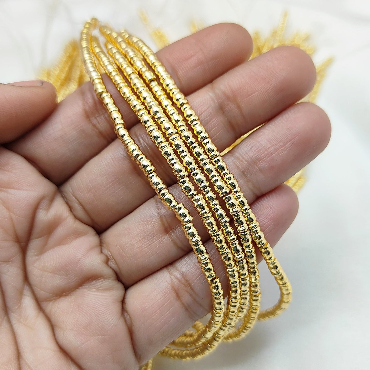 Elegant Gold Spacer Beads