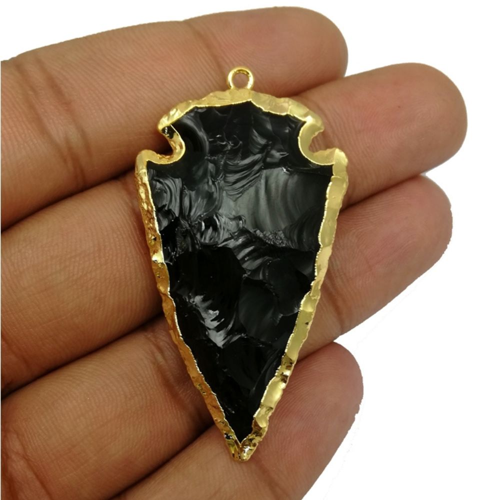 Smoky Quartz Pendant Necklace – Handmade Arrow Crystal Jewelry – Unique Healing Stone Gift for Women