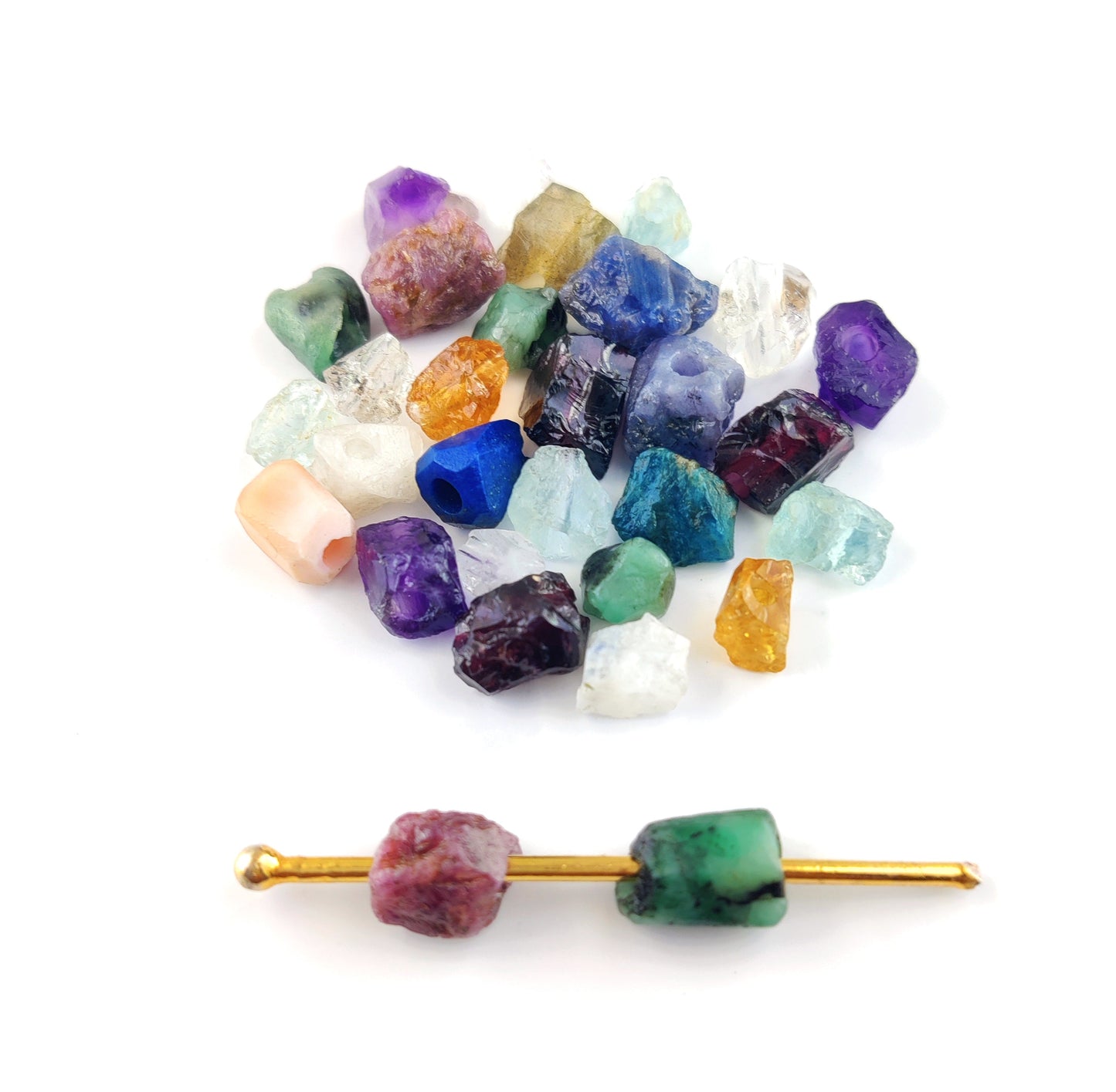 Tanzanite Gemstone Beads 3mm Natural Drilled Loose Crystals for Jewelry Making