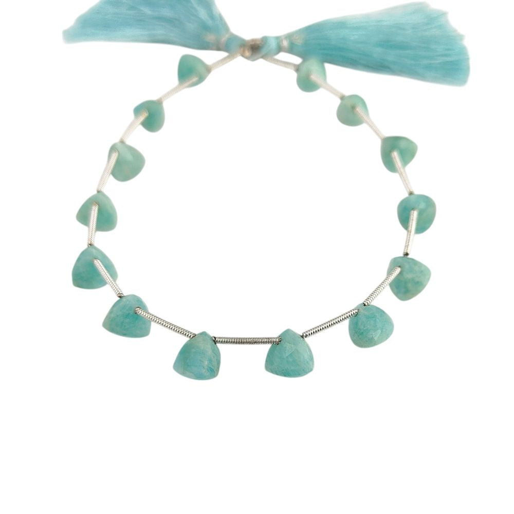 Trillion Shape Amazonite Beads