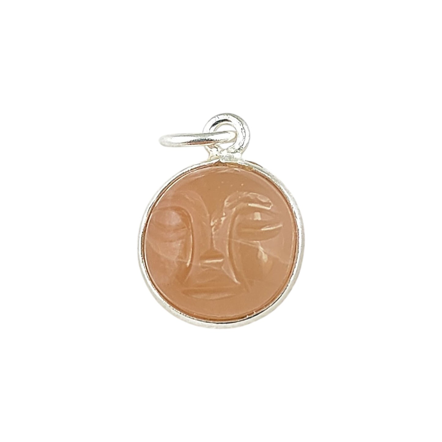 Unique Multi-Gemstone Moon Face Pendant Handmade Gold Plated Sterling Silver Necklace Charm- Selling Per Piece