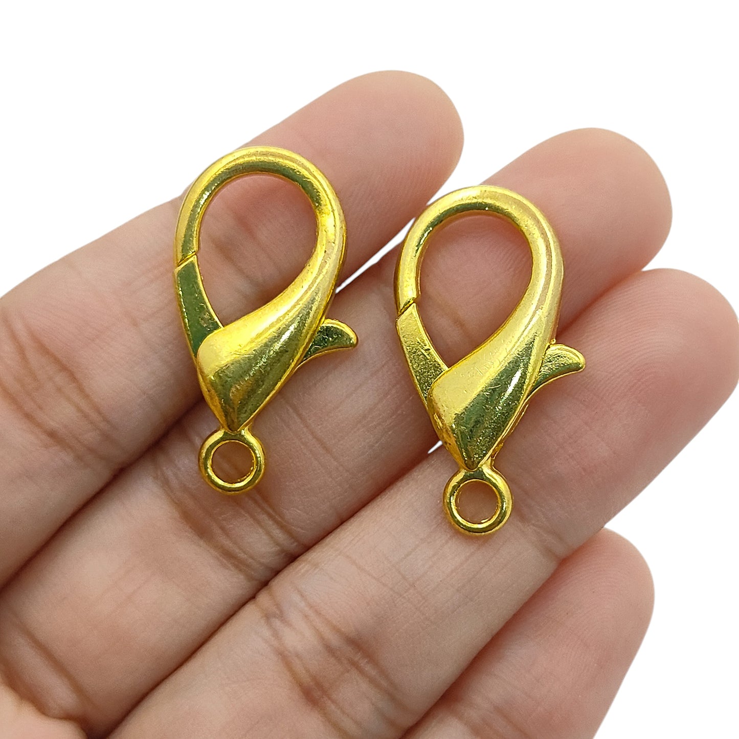 Metal Lobster Claw Clasps for Keychains Big Lobster Connectors for Jewelry Making, Crafting, and Designer Handmade Accessories- Selling By 5 Pcs Set