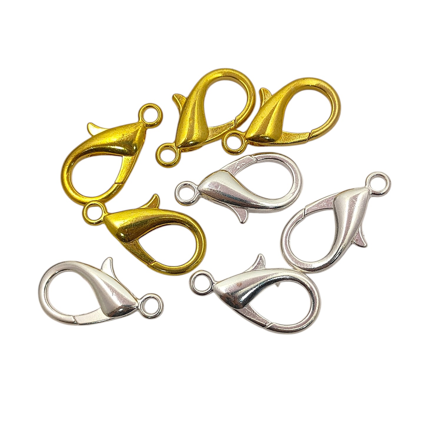 Metal Lobster Claw Clasps for Keychains Big Lobster Connectors for Jewelry Making, Crafting, and Designer Handmade Accessories- Selling By 5 Pcs Set