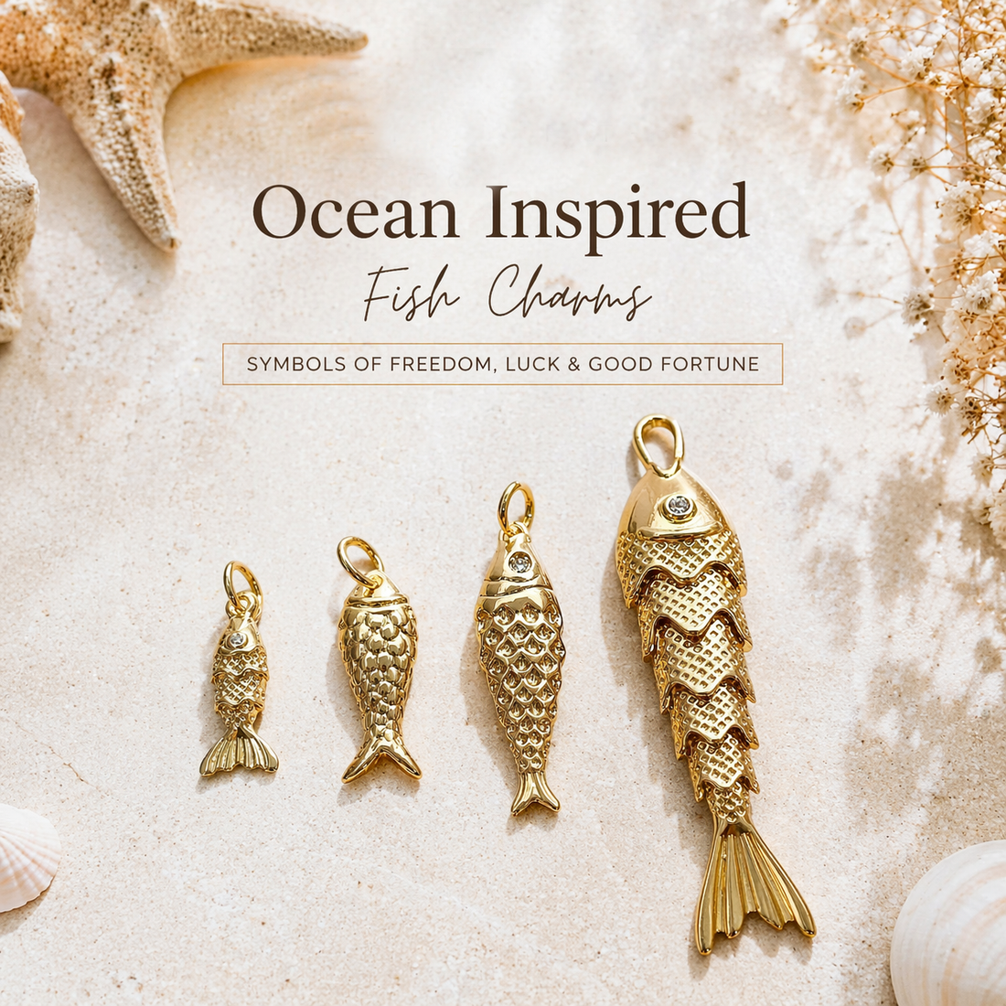 The Beauty of Fish Charms in Jewelry: Ocean Inspired Elegance