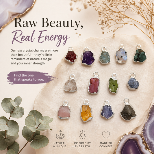 Raw Gemstone Charms: The Art of Natural Jewelry Making