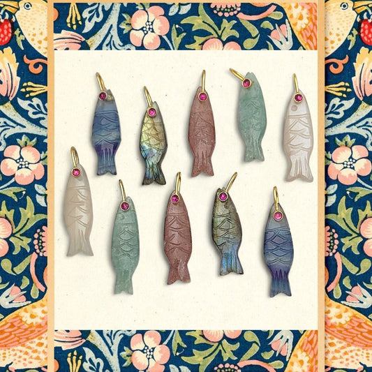 Carved Gemstone Fish Pendants: A Stunning Addition to Your Jewelry Collection