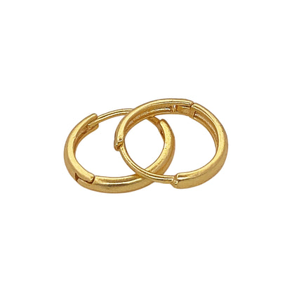 Gold & Silver Plated Hoop Earrings Findings Hinged Lever Back Hoops for DIY Jewelry & Earring Making Supplies- Selling Per Pair