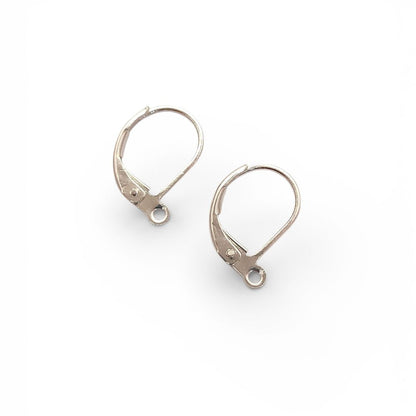 18K Gold Plated Lever Back Earring Hooks, French Ear Wire Components for DIY Jewelry
