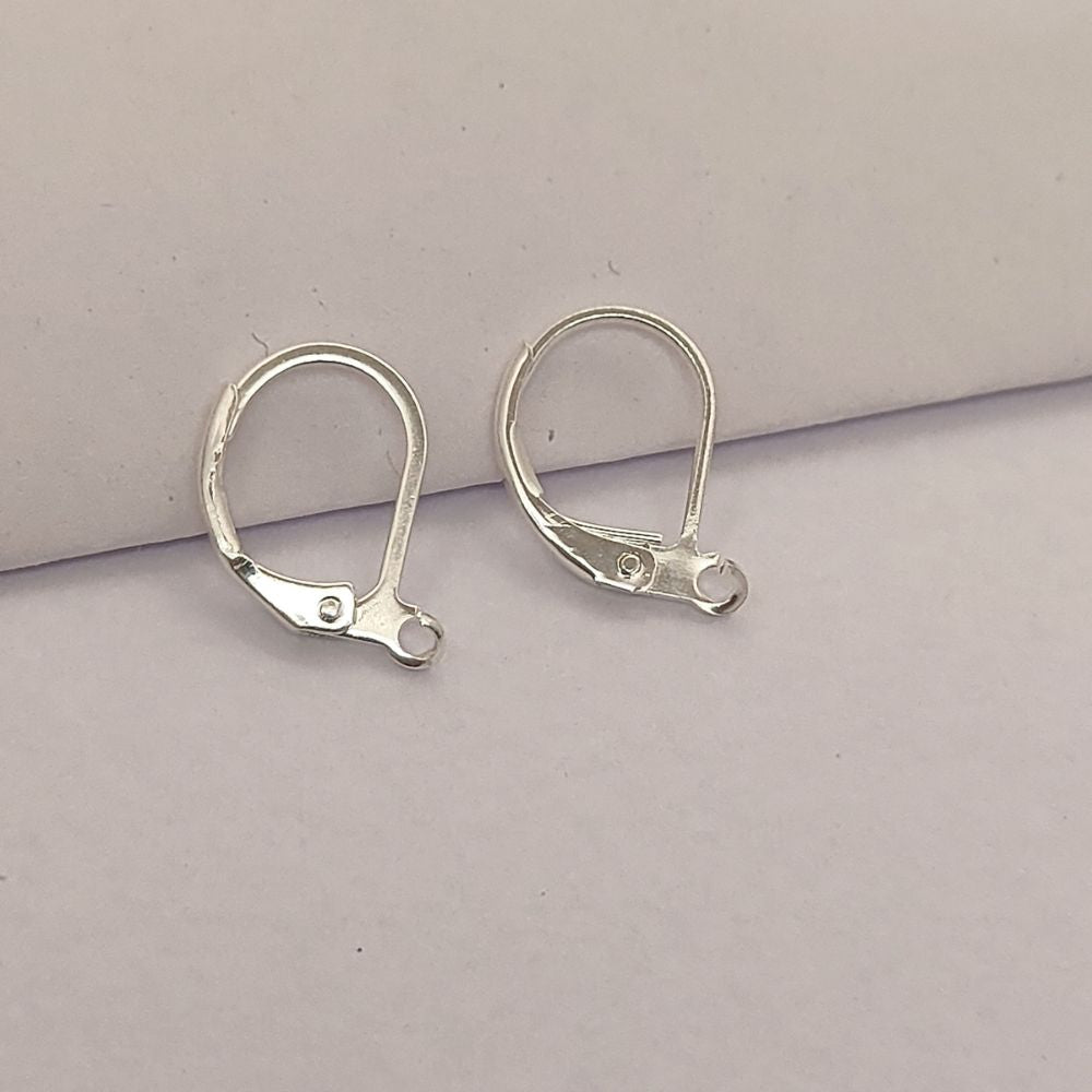 18K Gold Plated Lever Back Earring Hooks, French Ear Wire Components for DIY Jewelry