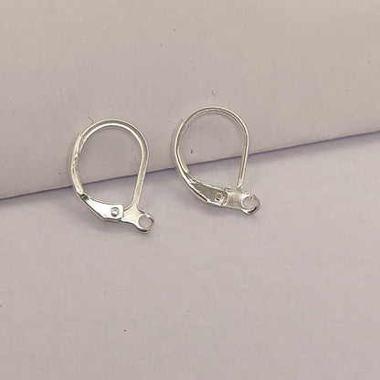 18K Gold Plated Lever Back Earring Hooks, French Ear Wire Components for DIY Jewelry