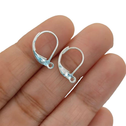 18K Gold Plated Lever Back Earring Hooks, French Ear Wire Components for DIY Jewelry