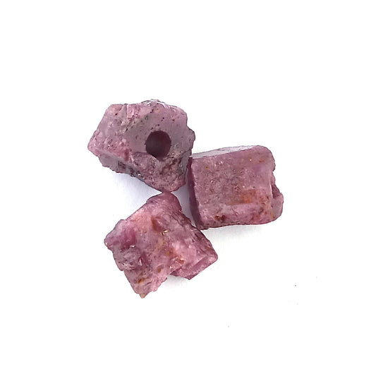 3mm Ruby Beads Drilled Loose Natural Gemstones for Handmade Jewelry Making