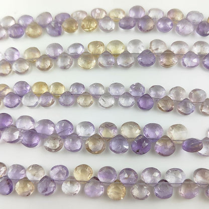 High-Quality Ametrine Beads – Vibrant Amethyst and Citrine Fusion for DIY Jewelry Crafting