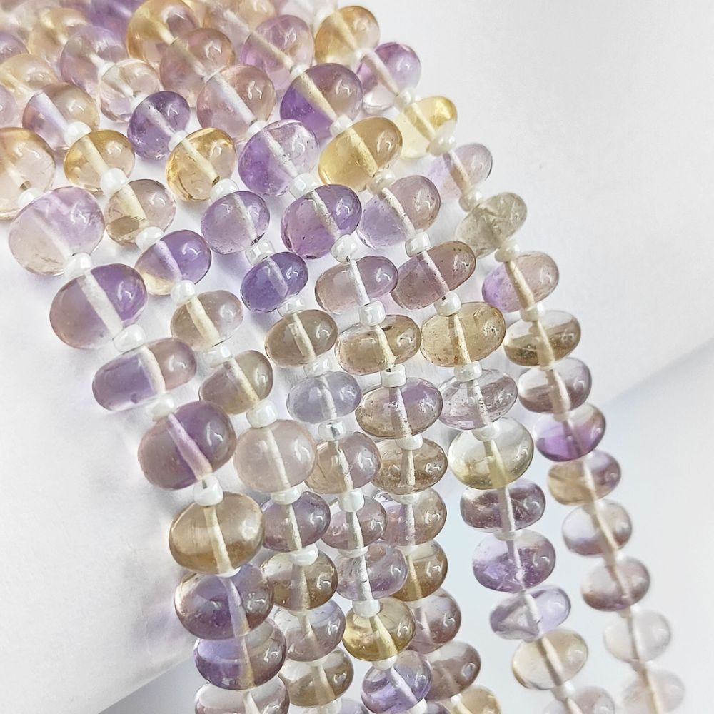 AAA-Grade Ametrine Beads – Perfect for Jewelry Making