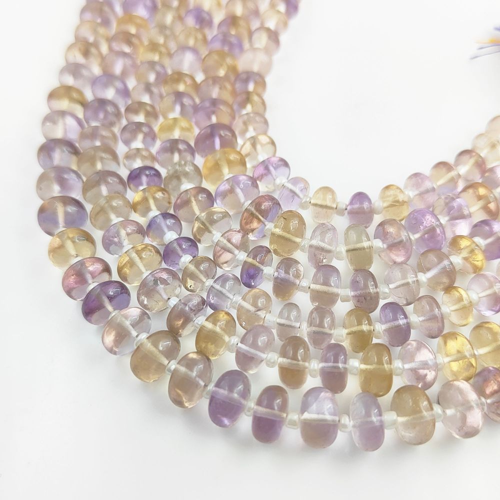 Golden & Purple Hues – Stunning Ametrine Beads