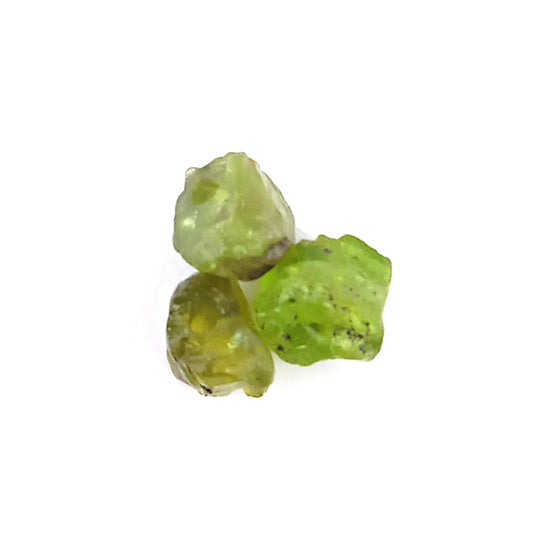 August Birthstone Peridot Beads 3mm Drilled Natural Gemstones for Earrings & Necklaces