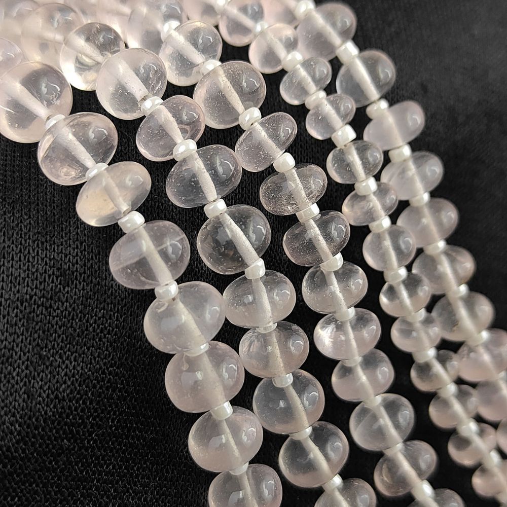 AAA-Grade Rose Quartz Strands – Smooth & Polished