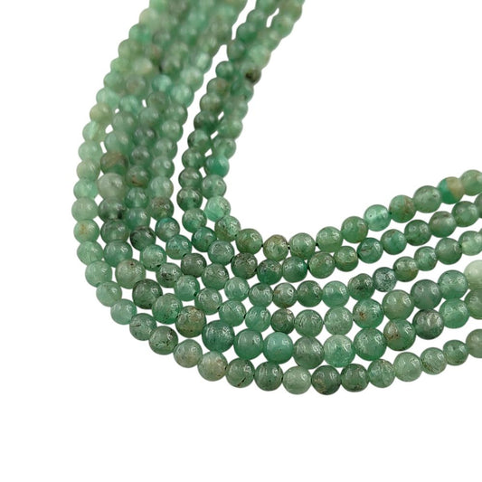 Natural Green Emerald Faceted Rondelle Beads – Perfect for DIY Jewelry Making