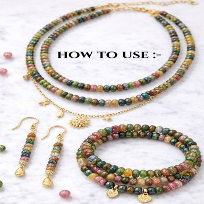 Bloodstone Gemstone Rondelle Beads 8mm Smooth 15 Inch Strand for Bracelet & Necklace Making