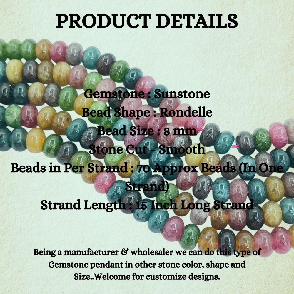 Bloodstone Gemstone Rondelle Beads 8mm Smooth 15 Inch Strand for Bracelet & Necklace Making