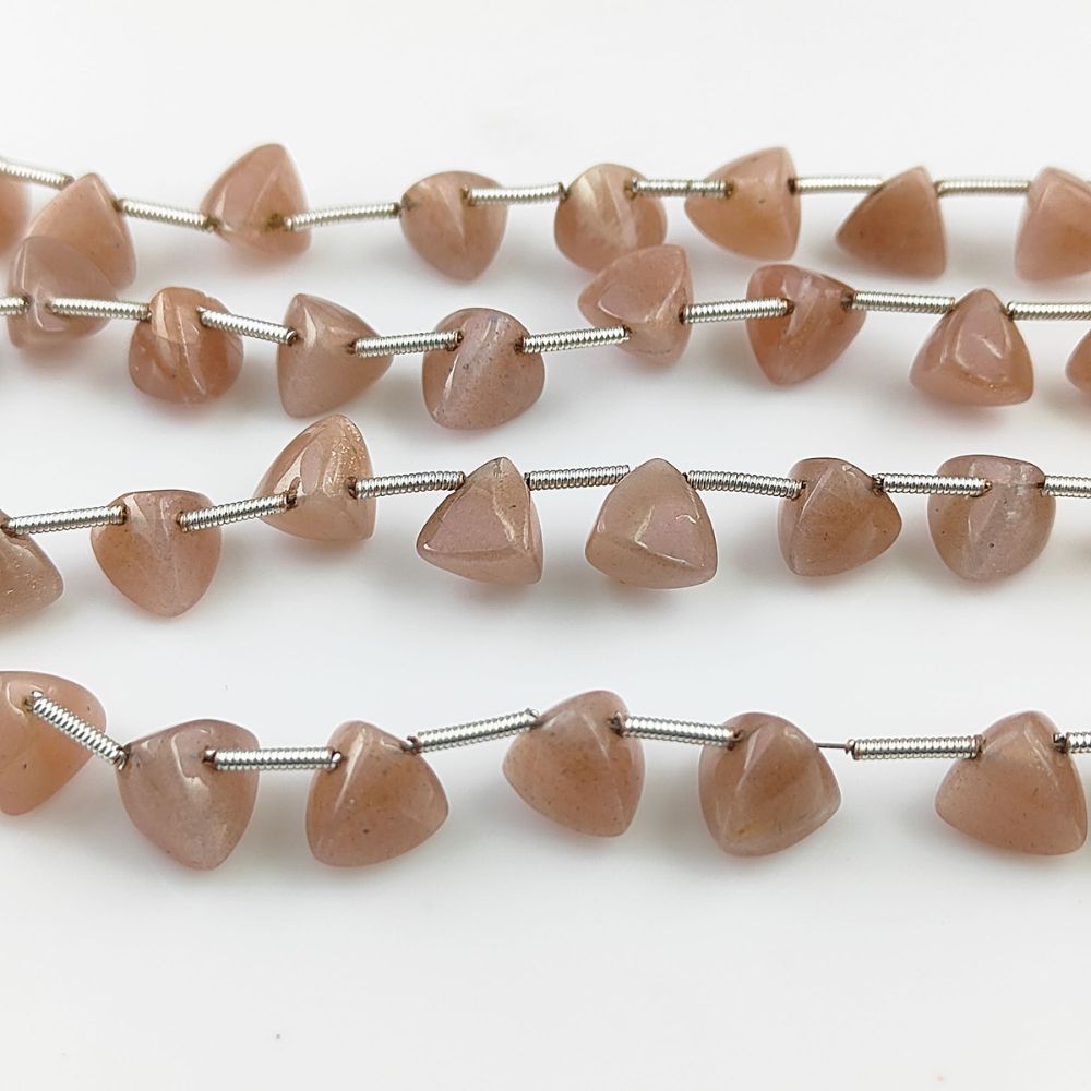 Artisan quality chocolate moonstone briolettes for necklaces and pendants