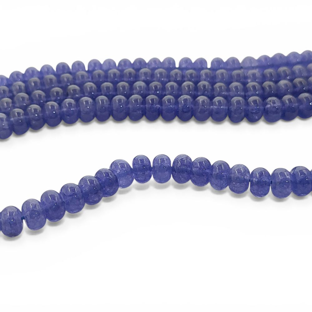 December Birthstone Tanzanite Beads Strand 8mm Smooth Gemstones for DIY Jewellery Making, Bracelets, Necklaces, and Beaded Accessories