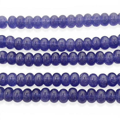 December Birthstone Tanzanite Beads Strand 8mm Smooth Gemstones for DIY Jewellery Making, Bracelets, Necklaces, and Beaded Accessories