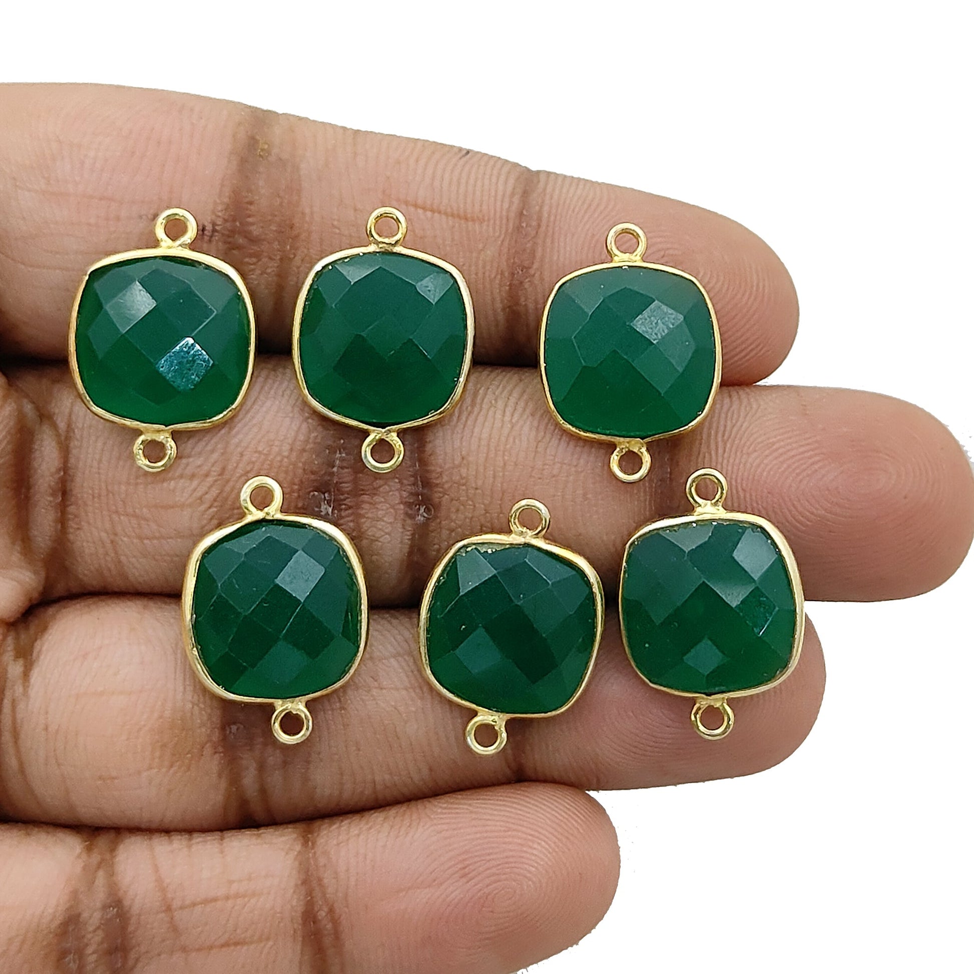 Faceted Green Onyx