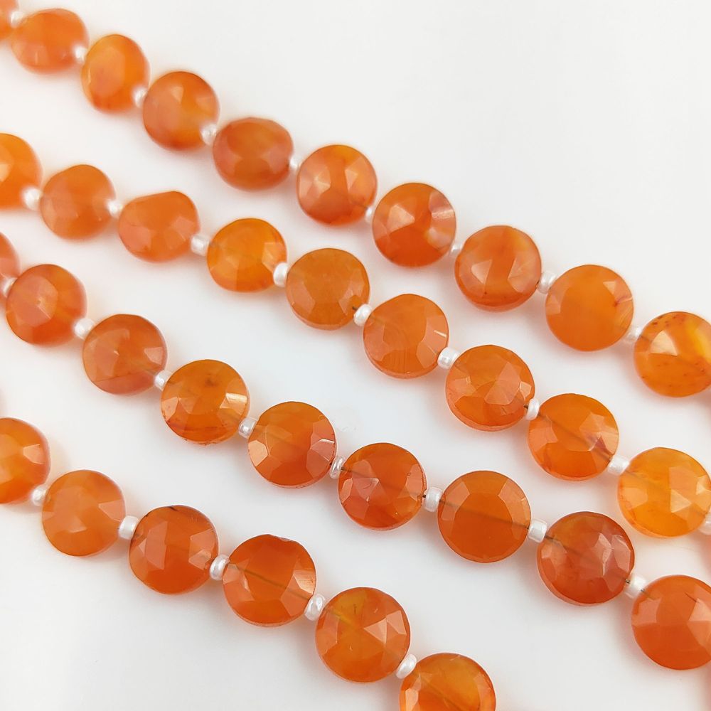 Faceted Coin Shape for Extra Sparkle