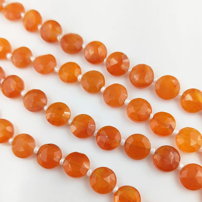 Faceted Coin Shape for Extra Sparkle