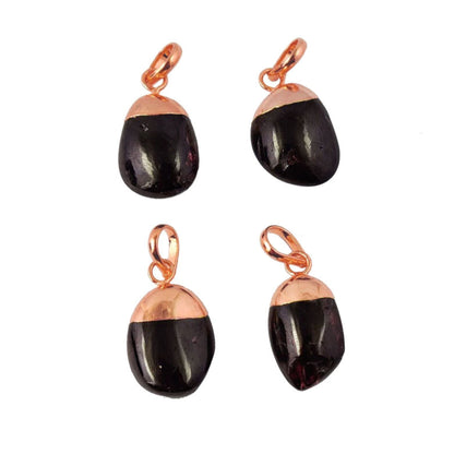 Natural Multi-Gemstones Unique Shapes & Colors Rose Gold Electroplated