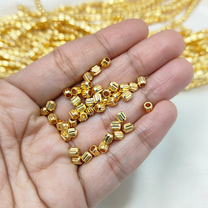 Brass Spacer Nuggets
