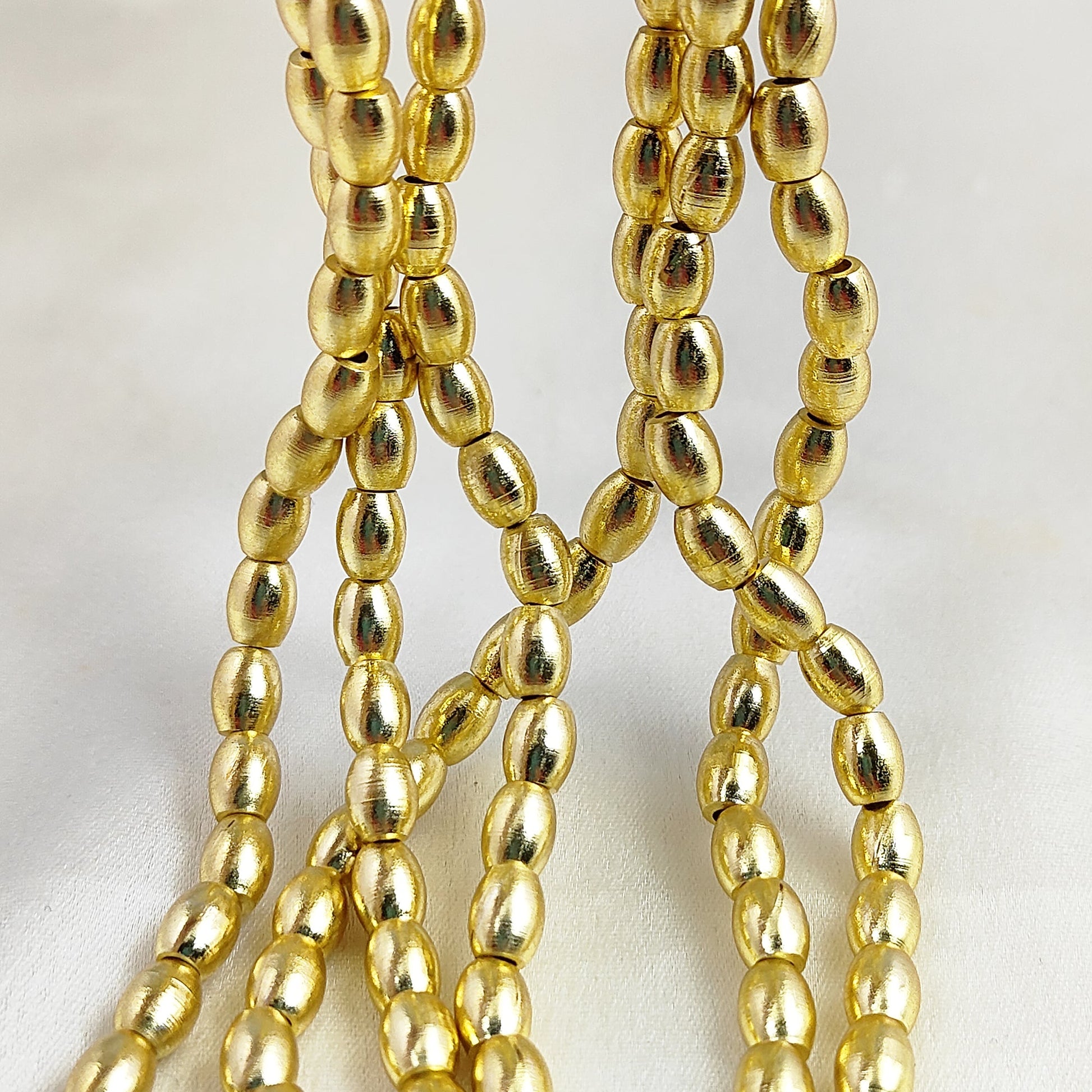 Brass Nugget Spacer Beads