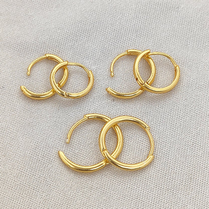 Gold & Silver Plated Hoop Earrings Findings Hinged Lever Back Hoops for DIY Jewelry & Earring Making Supplies- Selling Per Pair
