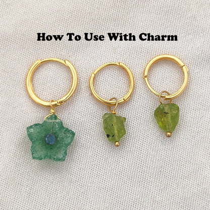 Gold & Silver Plated Hoop Earrings Findings Hinged Lever Back Hoops for DIY Jewelry & Earring Making Supplies- Selling Per Pair