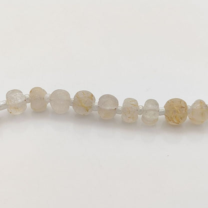 Golden Rutile Pumpkin Beads – Luxurious Gemstones for Crafting Stunning Jewelry