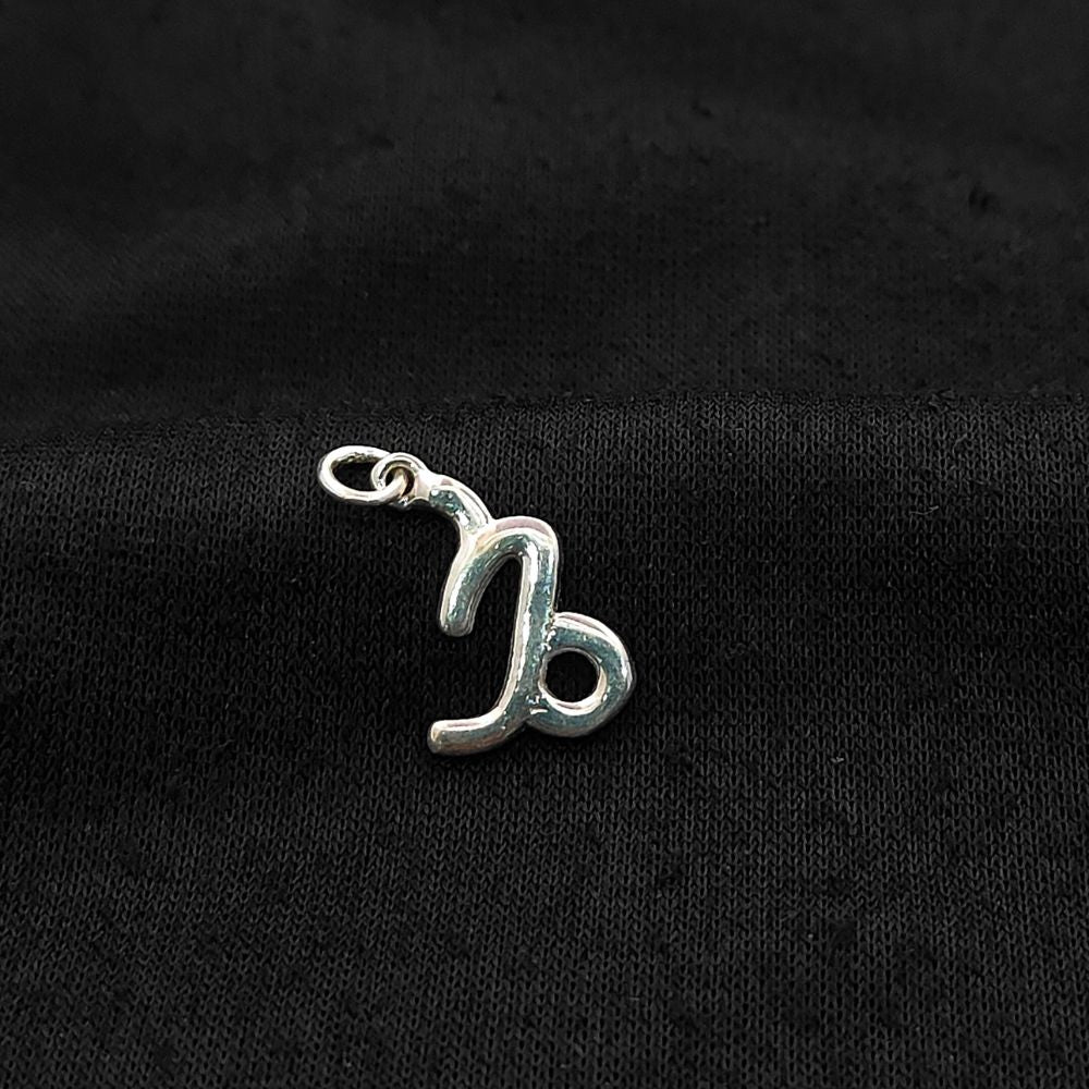 Handcrafted 925 Sterling Silver Capricorn Charm Zodiac Horoscope Symbol Pendant for Jewelry – Selling Per Piece