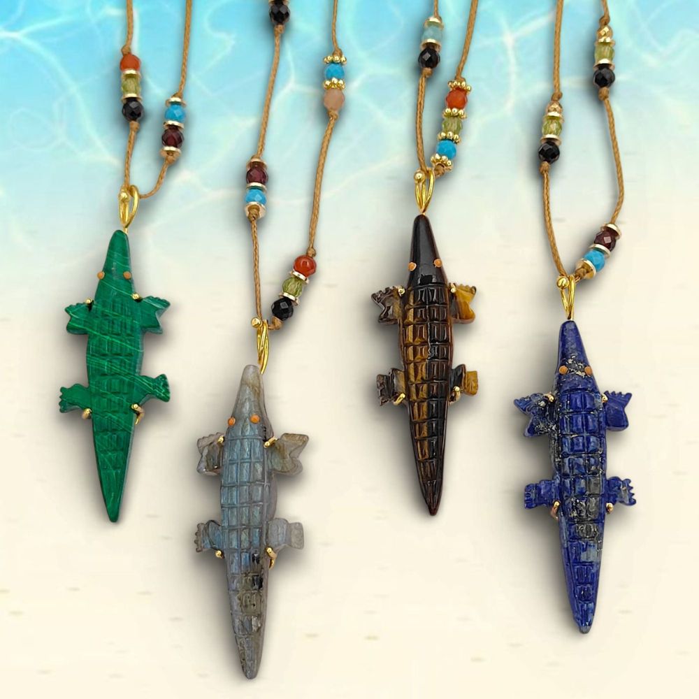 Handmade Malachite Gemstone Pendant for Necklace Gold Plated Boho Nature Inspired Jewelry