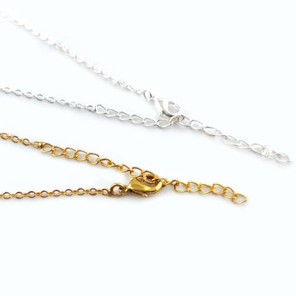Boho Rainbow Moonstone Necklace Handmade Birthstone Jewelry with Silver Plated Chain