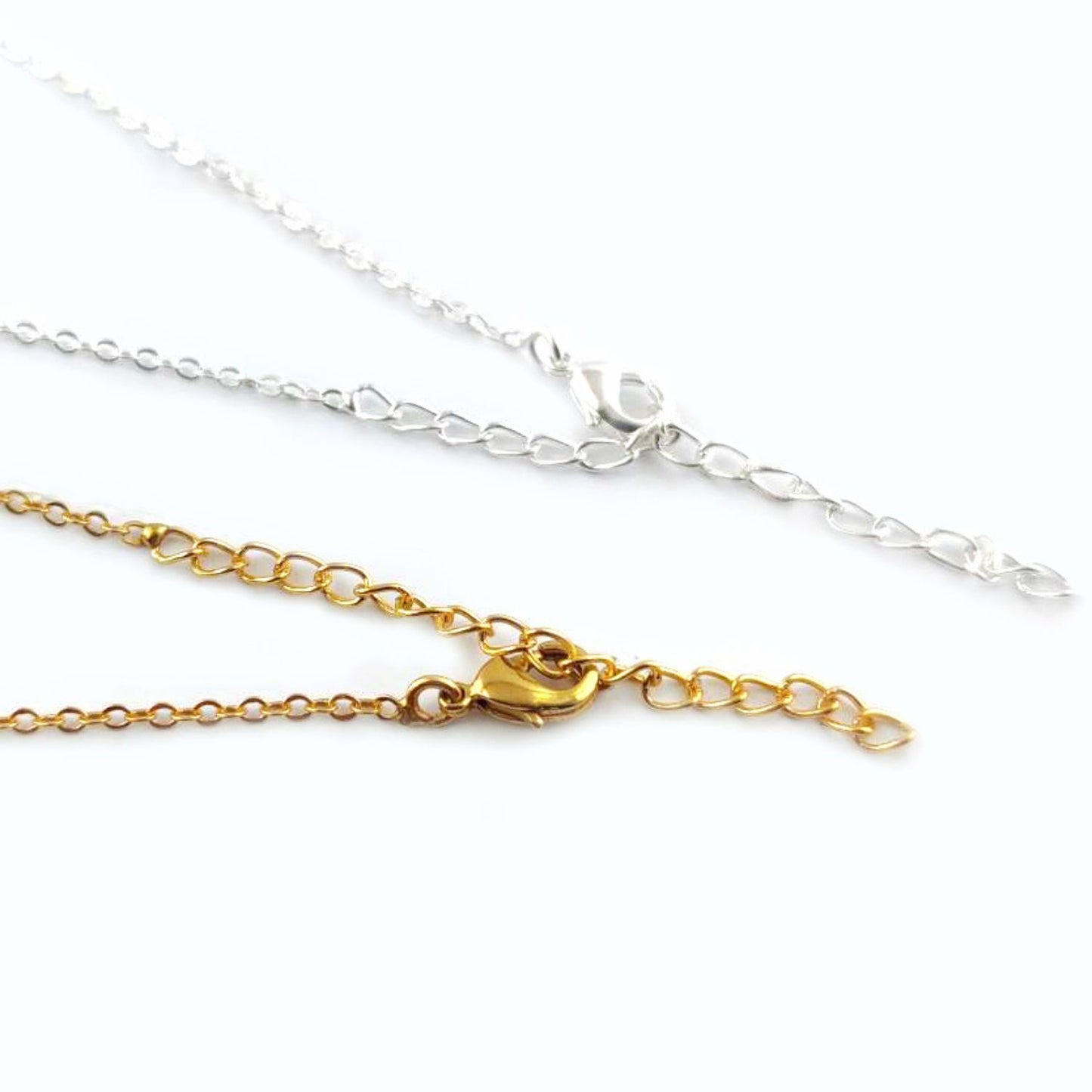 Natural Raw Blue Turquoise Gemstone Necklace with Silver Plated Adjustable Chain