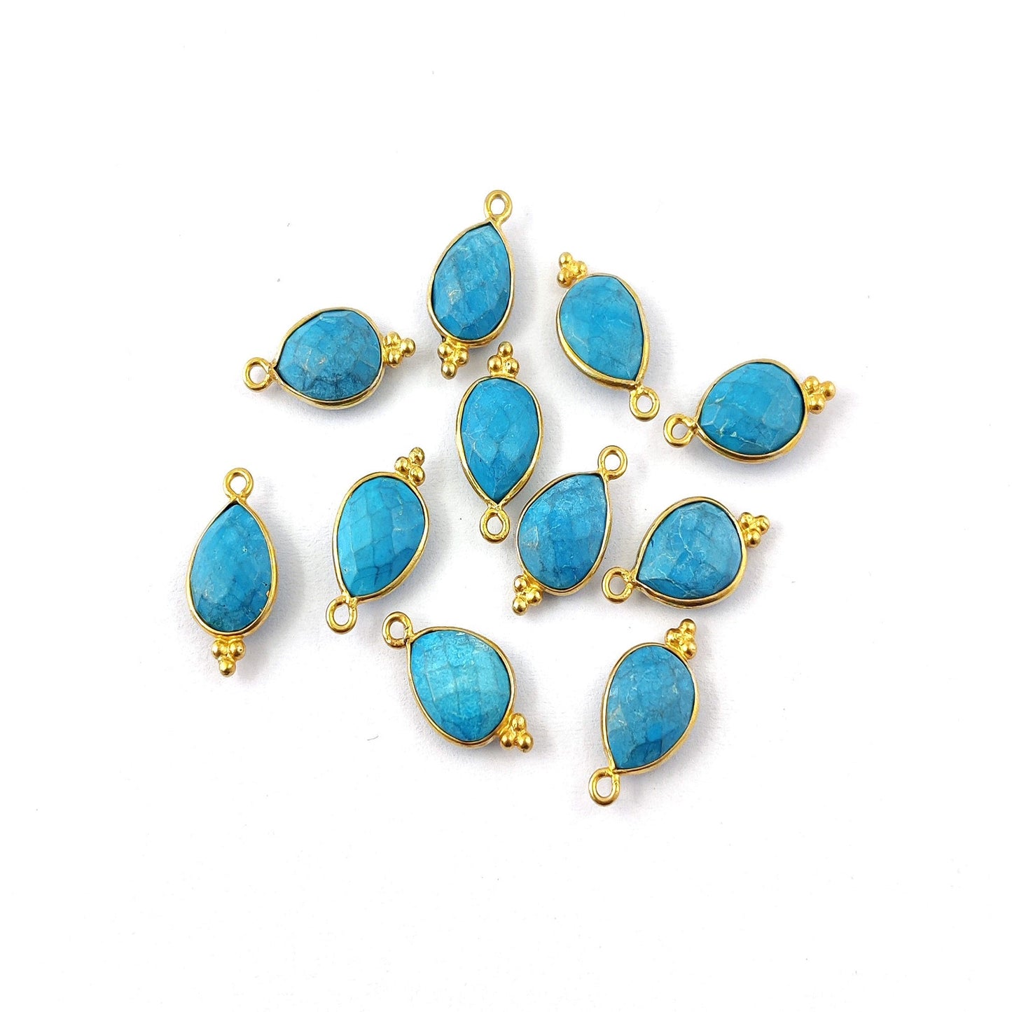 Turquoise Gemstone Pendant - Ideal for Crafting Unique Jewelry Pieces